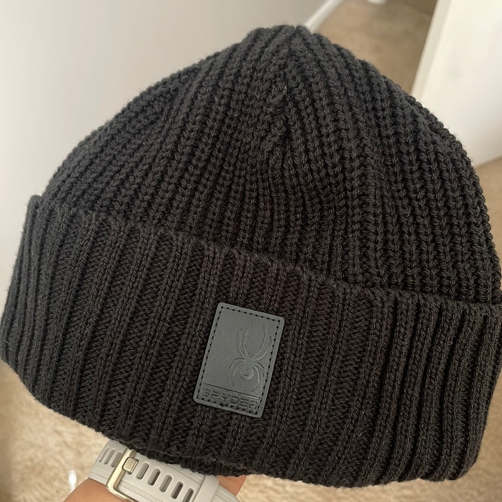 Black Spyder Beanie
